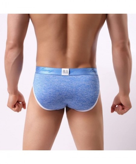 Bikinis Sexy Boxer Briefs Soft Comfy Underwear Underpants Breathable Lightweight Knickers Shorts - F-blue - C61940ENTUW