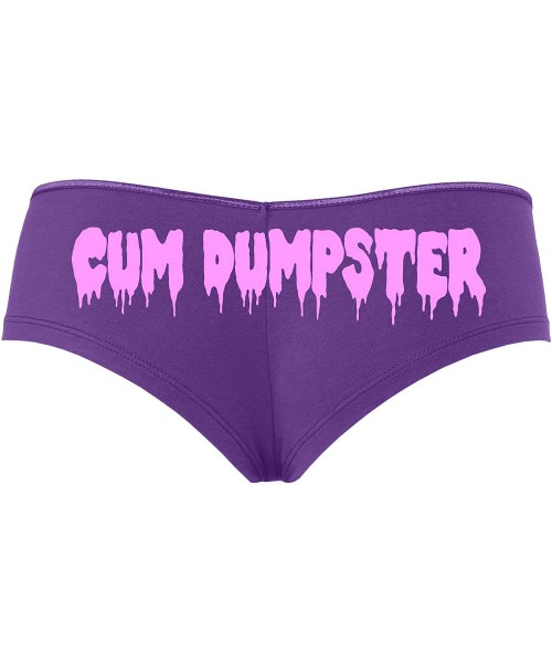 Panties Cum Dumpster Cumdump Purple Boyshort Underwear DDLG cumslut Slut - Bubble Gum - CS18SONQ2EN