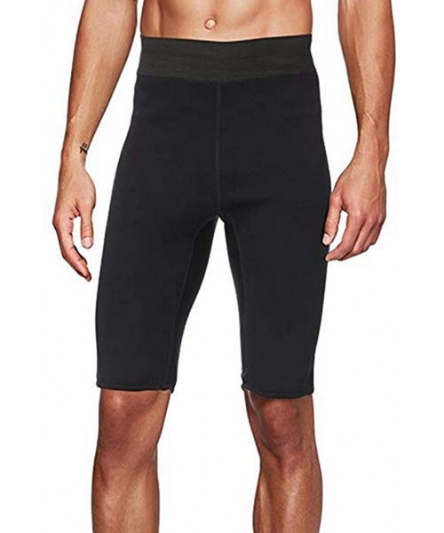 Shapewear Men Slimming Body Shapers Fitness Stretch Pants Eweight Loss Fat Sporters Control Shorts - Black - CP1933TQ2LO