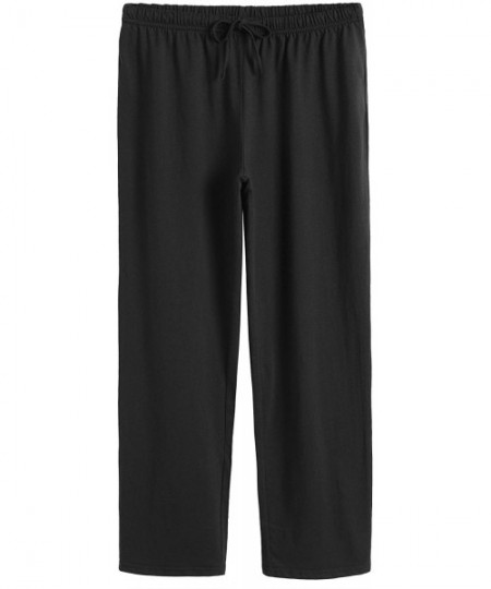 Bottoms Women's Cotton Pajama Pants - Black - C3188AMAD67