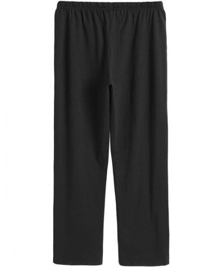 Bottoms Women's Cotton Pajama Pants - Black - C3188AMAD67