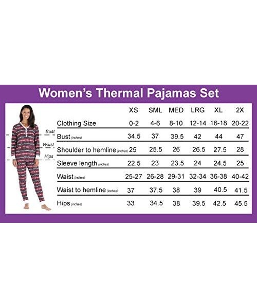 Sets Women's Long Sleeve Top and Pajama Pant Set - Bear Jacquard - C918RIMW4E8