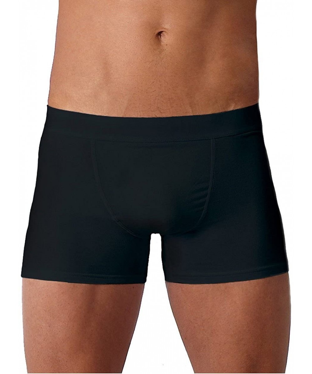 Boxers Allure Sexy Men's Underwear Bunz Padded Hipster Black - CM126O1SGRJ