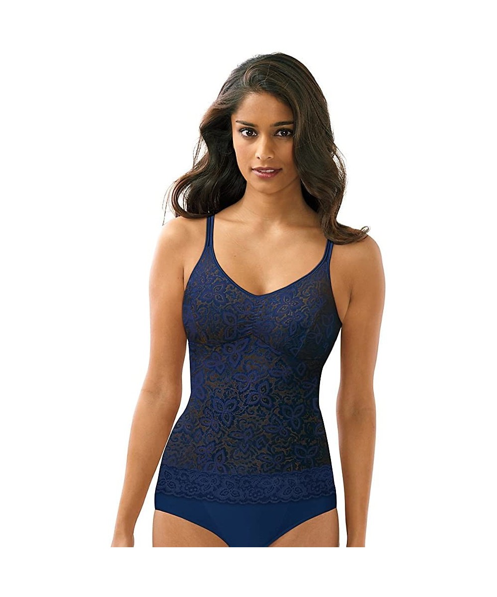 Camisoles & Tanks Women's Lace 'N Smooth Cami - In the Navy - CV189WSIIMY
