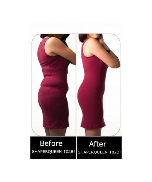 Shapewear 102B Thong Shaper - Womens Waist Cincher Trainer High-Waisted Girdle Faja Body Tummy Control Panty Shapewear - Tan ...