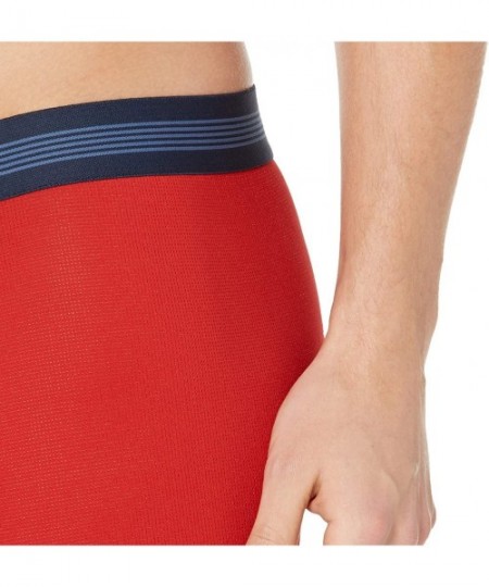 Boxer Briefs Men's 3-Pack Lightweight Performance Knit Boxer Brief - Red - CT18YGY4YT7