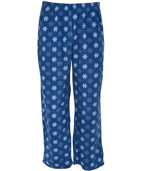 Sets Women's Coral Fleece Pajamas - Micro Fleece- Pattern Snowflake Print - C218AT2QU83