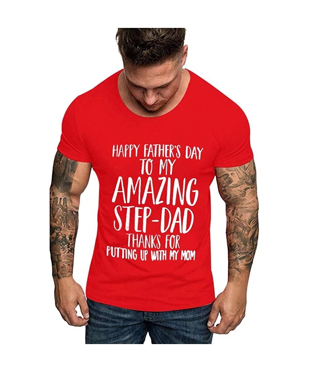 Thermal Underwear 2020 New Funny T Shirt for Father's Day Creative Men Short Sleeve T Shirt Blouse Tops Slim Fit Sweatshirt T...