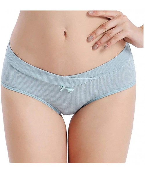 Panties Womens Seamless Breathable Sports Panty Soft Underwear Briefs Ladies Comfort Breathable Underpants Panties - Green - ...