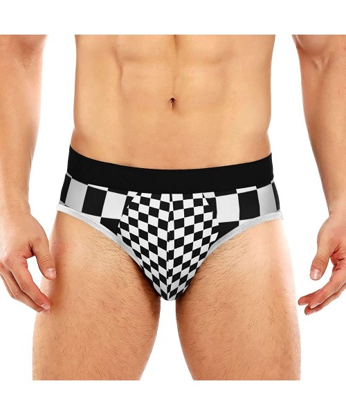 Briefs Men's Breathable Underwear Bikini Triangle Panties Classic Sport Briefs Thong - Color8 - C5199HO90S0