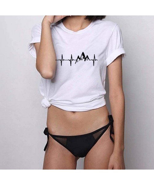 Thermal Underwear Women's Plus Size Big Chest T-Shirt Shirt Short SleeveT-Shirt Shirt Tops - White - CN18SZTRWGH