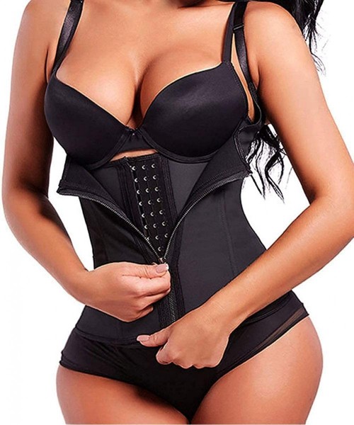 Shapewear Women Waist Trainer Corset for Weight Loss Tummy Control with Adjustable Straps Body Shaper Cincher.Black.XX-Large ...