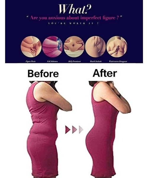 Shapewear Women Shapewear Tummy Control Fajas Colombianas Open Bust Bodysuit Slimmer Body Shaper - Black - C2125NF1EFD