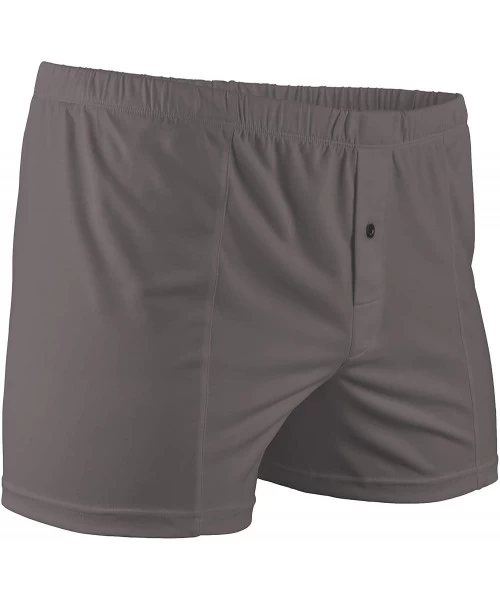 Boxers Tailored Boxers for Men. The Ultimate in Comfort- Luxury- and Durability. - Grey - C218YGHS7DL
