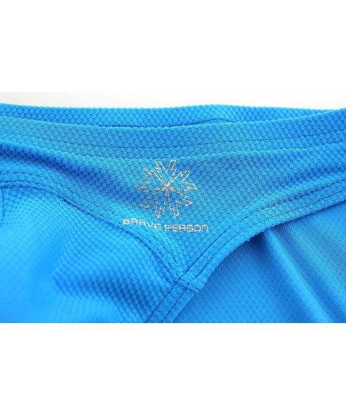 Bikinis Men's Low Waist Briefs Sexy Bikini Underwear - Blue - CF18U4TQU2D