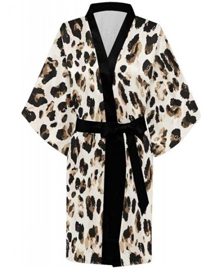 Robes Custom Panda and BambooJungle Women Kimono Robes Beach Cover Up for Parties Wedding (XS-2XL) - Multi 2 - CY194X463A3