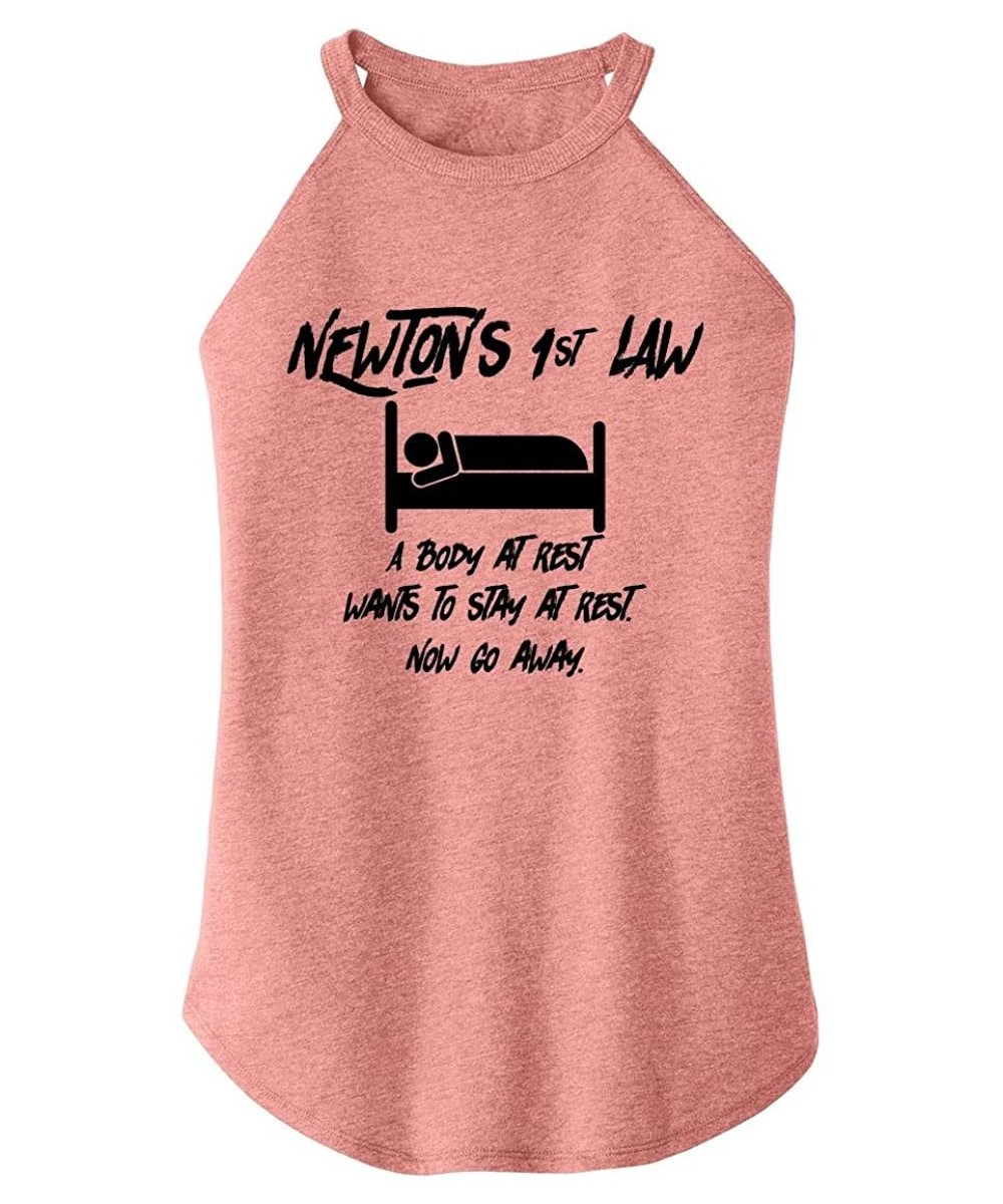 Tops Ladies Newtons First Law Sleep Rocker - Blush Frost - CS18YDZGXU3