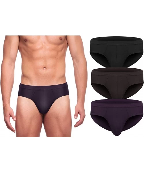 Briefs Men's Supersoft Modal Bikini Briefs Quick-Dry Lightweight Briefs Underwear Comfy Breathable Briefs Multipack Set S-XXL...