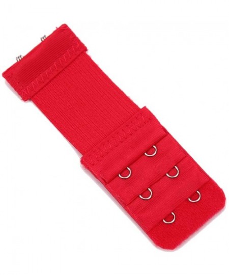 Accessories 1Pc Women Underwear Elastic Extension Buckle 2 Rows Hooks Bra Extenders Adjustable Intimates Accessories - Red - ...