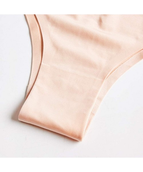 Thermal Underwear Sexy Women Thong Panties Fashion Underwear Underpants Lingerie Briefs - Khaki - C91960UR4SC