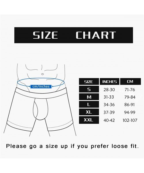 Boxer Briefs Sunflower Field Men's Boxer Brief Breathable Elastic Underwear for Mens S-XXL - C11952M8QC6