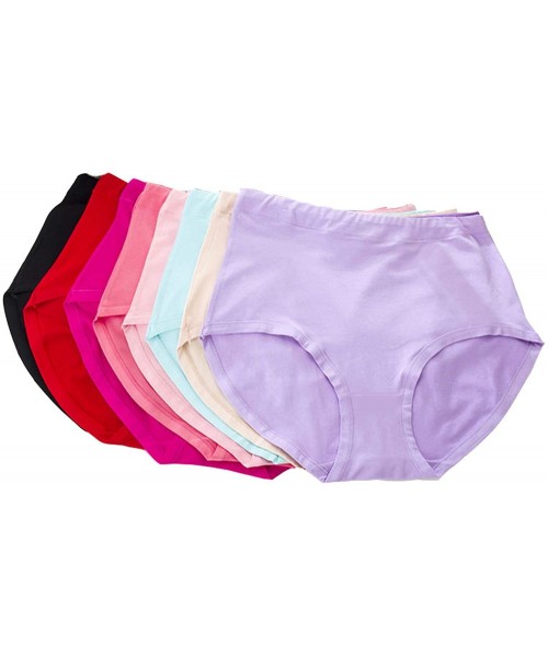 Panties Plus Size Women Underwear 5XL 6XL 7XL Waist 128Cm Cotton Underwear Women - Multi - CY18WW4MXCC