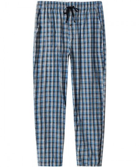 Sleep Bottoms Men's Pajama Pants Ultra Lightweight Pjs Bottoms Sleepwear Bottom Pants with Pocket Drawstring 3-Pack - D-3pack...