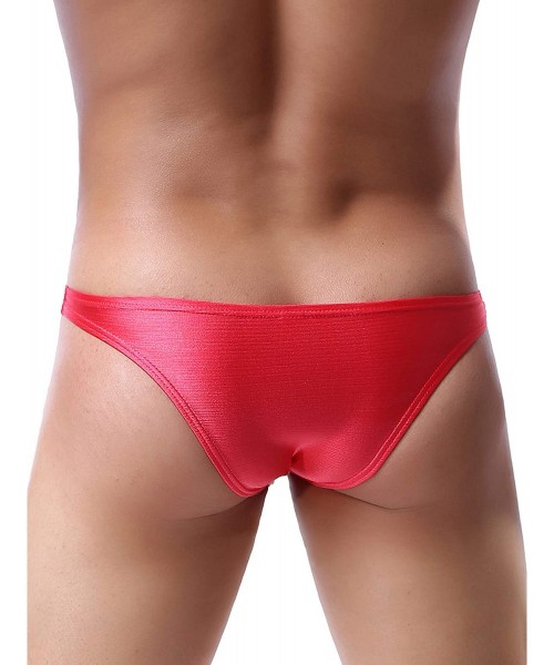 Briefs Men's Cheeky Underwear Mens Pouch Bikini Panties Sexy Branzilian Back Briefs - 3 Pack - CE18L0QTQ9L