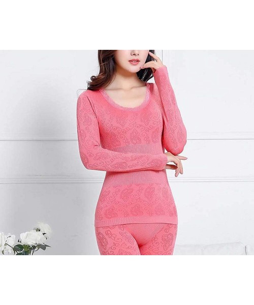 Thermal Underwear Women Thermal Underwear Winter Long Johns for Female Warm Thermal Set Seamless Body Suit Warm Clothes for L...