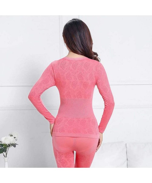 Thermal Underwear Women Thermal Underwear Winter Long Johns for Female Warm Thermal Set Seamless Body Suit Warm Clothes for L...