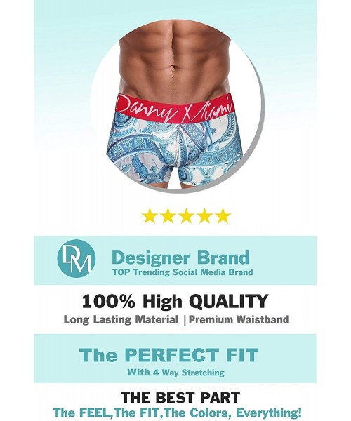 Boxer Briefs Men's Underwear - Boxer Briefs in Multiple Colors Patterns & Designs - Athletic Low Rise Short Cut - New - Myth ...