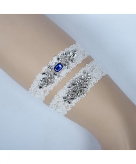 Garters & Garter Belts Luxury Crystal Applique Women Lace Weddign Garter Bridal Leg Garter Belt WG1003 - CH186IDCOW5