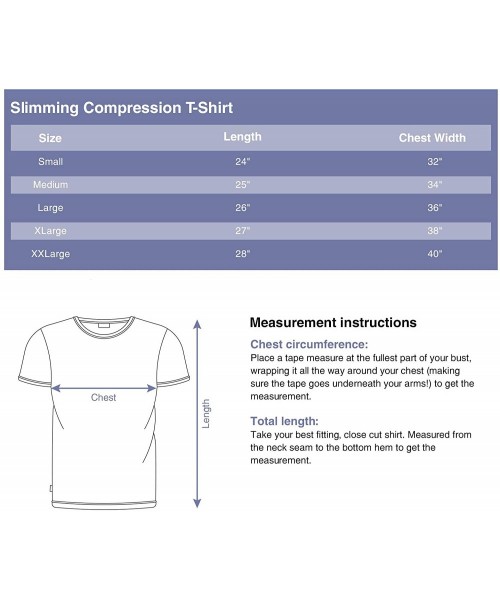 Shapewear Men's Light Compression Crew Neck Shirt - Slimming Tee (2 Pack) - White/Nude - C018O24K9L4