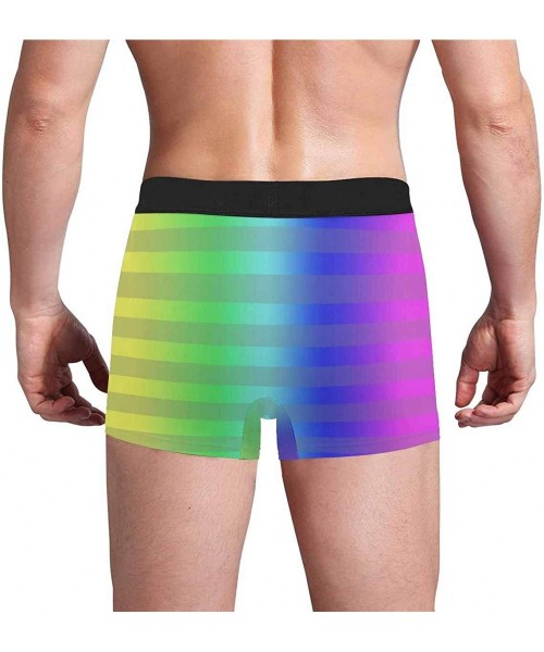 Briefs Customized Face Men's Boxer Briefs Underwear Shorts Underpants with Photo It's Mine All Gray Stripe - Multi 3 - CA19CZ...