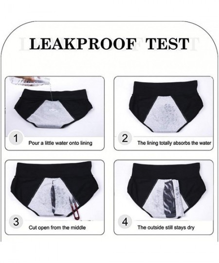 Panties Womens Menstrual Period Panties Super Soft Protective Briefs Underwear - 6 Shrimp Color - CY18TRURX7K
