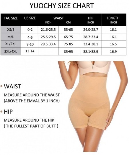 Shapewear Women's Shapewear Tummy Control Shorts Waist Trainer Body Shaper High-Waisted Shaper Shorts Butt Lifter Thigh Slimm...