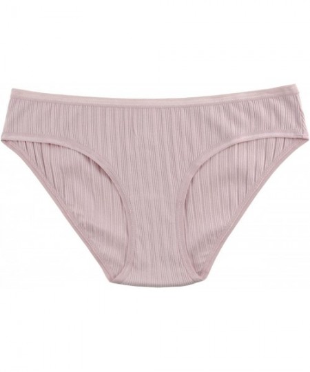 Panties Women's Cotton Stretch Bikini Panties Comfort Rib Underwear Pack - Assorted 6pk - CK18E8NGOEE