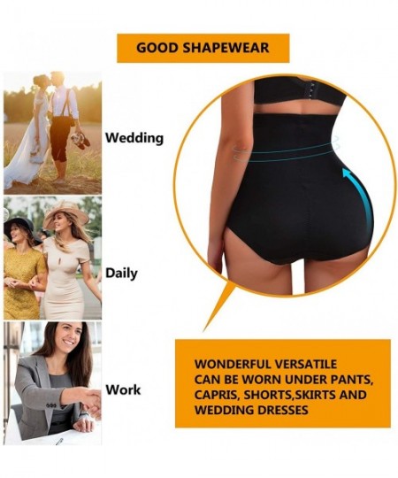 Shapewear Women Butt Lifter Shapewear High Waisted Double Tummy Control Panty Shorts Body Shaper Underwear - Black 2 - CV1934...