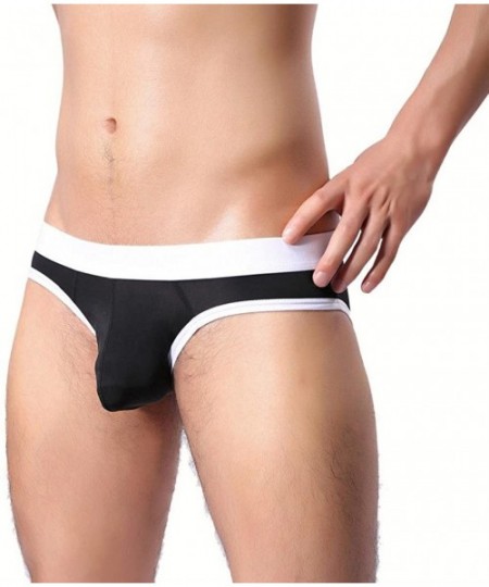 Boxer Briefs Men's Underwear Neartime Hot Sexy Underwear Men Boxer Lace Brief Shorts Underpants - Black - CA1869290AH