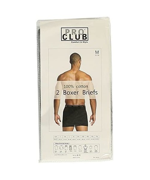 Boxer Briefs Men's 2-Pack Comfort Soft Cotton Boxer Brief - Heather Grey/Heather Grey - CS188K9OGRT