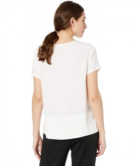 Tops Women's Favourites Short Sleeve Shirt - White - C018HOYOW60