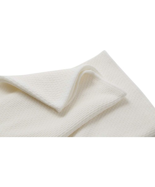 Thermal Underwear Long Belly Warmer Haramaki Medium Size Waist(33-37") Cotton & Silk for Women Made in Japan - White - CA18AE...