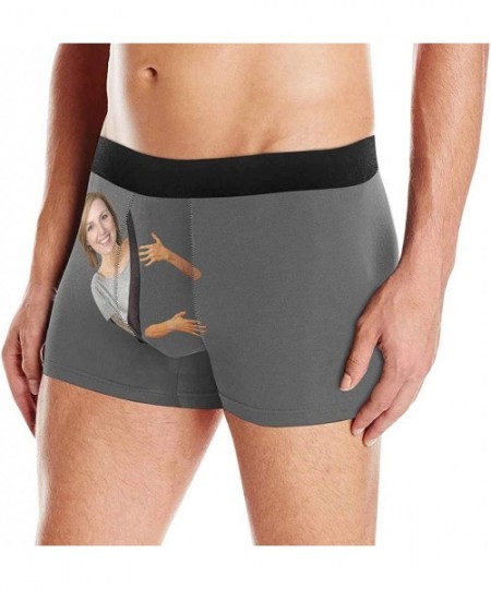 Boxer Briefs Custom Face Men's Boxer Briefs Underwear Shorts Underpants with Photo Discover a Secret - Multi 4 - CN197ZHHYG2
