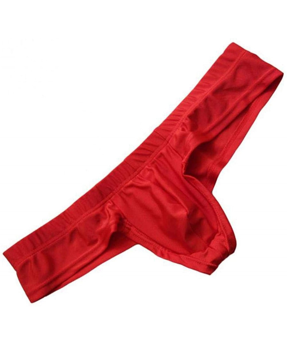 G-Strings & Thongs Hot Men Sexy Underwear Elasticity Good Wrinkle Resistance U Convex Design Thongs Low Waist Solid Color G S...
