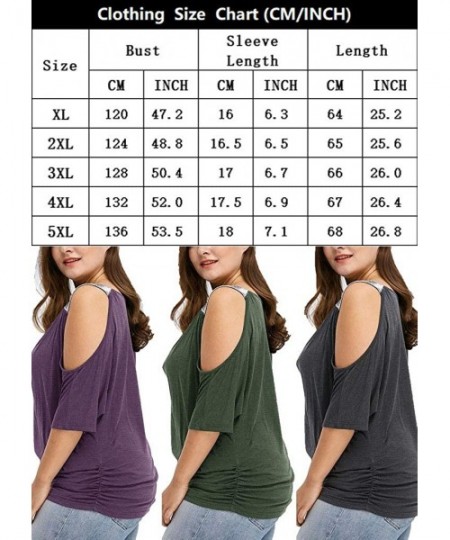 Camisoles & Tanks Women's Plus Size Lace Trimed Blouse Top Button Front Hollow Out Tee Top - Purple90623 - CG18UCWA6GU