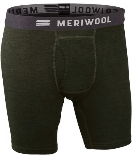 Boxer Briefs Mens Boxer Briefs Merino Wool Underwear Base Layer for Men - 1 Pair - Forest Green - CT194NCWYSC