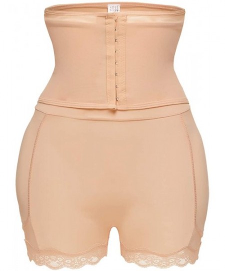 Shapewear Womens Butt Lifter Hip Enhancer Paded Briefs Shapewear Tummy Control Panties - Beige - CR19453RQYG