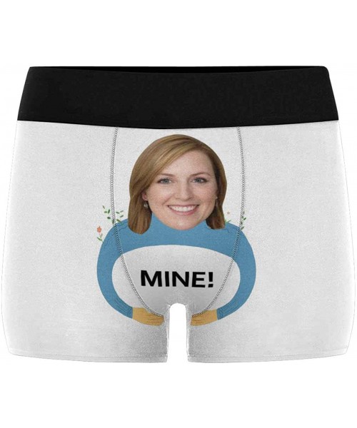 Boxer Briefs Personalized Mens Boxer Briefs- Face on Novelty Shorts Underpants for Boyfriend Husband Mine - Multi 4 - CC1985E...