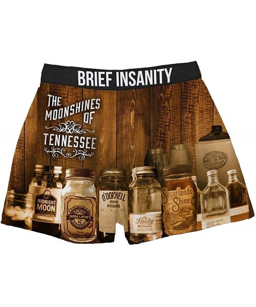 Boxers Men's Boxer Shorts Underwear Tennessee Moonshine Print - C718HTKC6T8