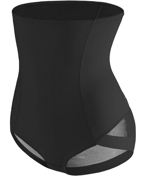 Shapewear Women's Body Shaper High Waist Cincher Trainer Seamless Slimming Waist Tummy Control Panty Brief - Thong Black - C2...